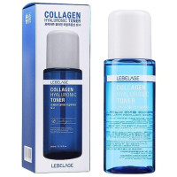 Зволожуючий тонер для обличчя з колагеном  Lebelage Collagen Hyaluronic Toner, 300 мл