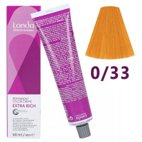 Устойчивый крем-краска для волос Londa Professional Permanent Color Creme Extra Rich 0/33 - Интенсивный (4064666216218)