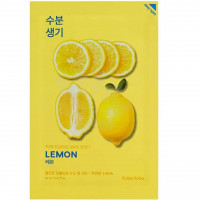 Освітлююча тканинна маска для обличчя "Лимон" Holika Holika Pure Essence Mask Sheet Lemon 20 мл
