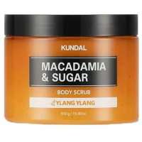 Скраб для тіла Kundal Macadamia & Sugar Body Scrub Ylang Ylang 550 г (8809568749046)