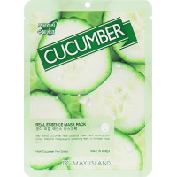 Зволожуюча маска для обличчя з огірком May Island Real Essence Cucumber Mask Pack 25 мл