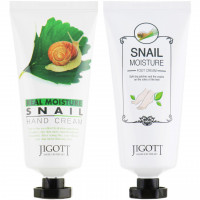 Набір зволожуючих кремів для рук і ніг Jigott Real Moisture Snail 100 мл + 100 мл