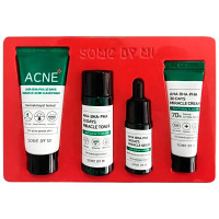 Набір міні-версій засобів для проблемної шкіри Some By Mi AHA-BHA-PHA 30 Days Miracle AC SOS Kit - 4 предмета