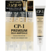 Набор несмываемых сывороток для питания волос с протеинами шелка Esthetic House CP-1 Premium Silk Ampoule 80мл