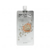 Нічна маска для обличчя з екстрактом перлів Missha Pure Source Pocket Pack Pearl 10 мл (8806185781824)