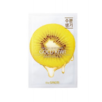 Тканинна маска для обличчя з екстрактом ківі The Saem Natural Gold Kiwi Mask Sheet 21 мл (8806164158845)