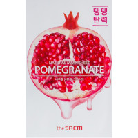 Тканинна маска для обличчя з екстрактом граната The Saem Natural Pomegranate Mask Sheet 21 мл (8806164158852)