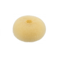 Валик для зачіски круглий Lussoni Hair Bun Ring Yellow 90 світлий 1 шт