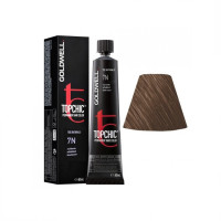 Стійка професійна фарба для волосся Goldwell Topchic Hair Color Coloration, 7N - Mid Blonde 60 мл