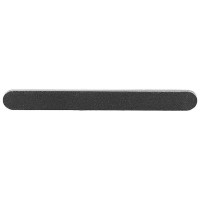 Пилочка для нігтів пряма, чорна, 150/180 Tools For Beauty Nail File Straight Black 1 шт