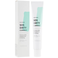 Очищаюча глиняна маска для обличчя Missha SOS Dirty Correct Clay Mask 60 мл (8809581459311)