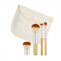 Набір пензлів для макіяжу Mimo Makeup Brush Bamboo 4 шт