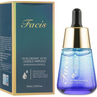 Антивікова ампульна сироватка для обличчя з гіалуроновою кислотою Facis Hyaluronic Acid Essence Ampoule 35мл