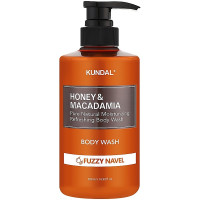 Гель для душу з медом та макадамією аромат "Соковиті фрукти" Kundal Honey & Macadamia Body Wash Fuzzy Navel 500 мл (8809568740210)