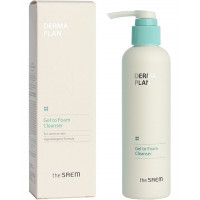 Низкокислотный гель-пенка для умывания без сульфатов The Saem Derma Plan Gel to Foam Cleanser 60 мл