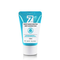 Пінка для вмивання з содою May Island 7 Days Secret Baking Soda Pore Deep Cleansing Foam 30 мл