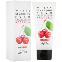 Пінка для вмивання обличчя з ацеролою Lebelage White Cleansing Foam Acerola 100 мл (8809469770675)