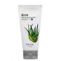 Пінка для вмивання з екстрактом алое 3W Clinic Aloe Clean Up Cleansing Foam 150 мл (8809563063529)