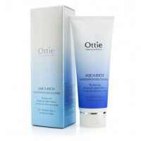 Отбеливающая пенка для умывания Ottie Aqua Rich Whitening Foam Cleanser 150 мл (8809276016720)