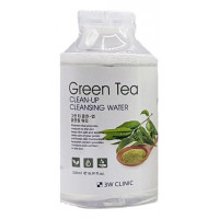 Міцелярна вода з екстрактом зеленого чаю 3W Clinic Green Tea Clean-Up Cleansing Water 500 мл (8809233711033)
