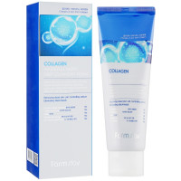 Зволожуюча пінка для вмивання обличчя FarmStay Collagen Water Full Moist Deep Cleansing Foam 180 мл