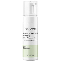 Пенка очищающая с гликолевой кислотой для лица Hollyskin Glycolic AHA Acid Foaming Facial Cleanser 150 мл (4823109700222)