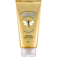 Очищающая пенка для лица с пчелопродуктами VT Cosmetics Progloss Foam Cleanser Gold Honey-Benone 300 мл