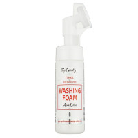 Пенка для умывания с щеточкой для проблемной кожи лица Top Beauty Washing Foam Acne Care 150 мл (4820169183446)