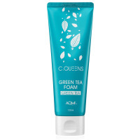 Пенка для умывания с зеленым чаем Aomi C. Queens Green Tea Foam 120 мл