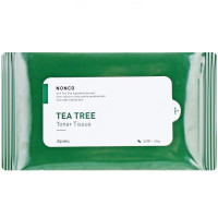 Серветки-тонер для проблемної шкіри з олією чайного дерева A'pieu Nonco Tea Tree Toner Tissue 20 шт
