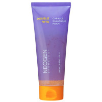 Зволожувальна вітамінна пінка для вмивання, освітлювальна Neogen Dermalogy Double Vita Capsule Cleansing Foam 150 (8800247160145)