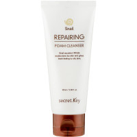 Пінка для вмивання обличчя з муцином равлика Secret Key Snail Repairing Foam Cleanser 100 мл (8809305991394)