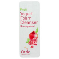 Пробник очищающей пенки для умывания с гранатовым йогуртом Ottie Fruit Yogurt Foam Cleanser Pomegranate 1 мл (8800000006333)