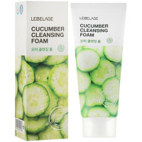 Пінка для вмивання з екстрактом огірка Lebelage Cucumber Cleansing Foam, 100 мл