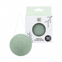 Спонж коньяку Ilu Mu Acc Konjac Sponge Green Tea 1 шт