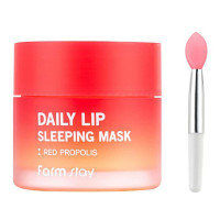 Нічна маска для губ з Екстакти прополісу Farmstay Daily Lip Sleeping Mask Red Propolis 20 мл