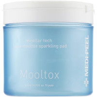 Пілінг-педи для зволоження та очищення шкіри обличчя Medi-Peel Aqua Mooltox Sparkling Pad 70 шт (8809409346441)