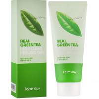 Пілінг-гель для обличчя з екстрактом зеленого чаю Farmstay Real Green Tea Clear Peeling Gel 100 мл