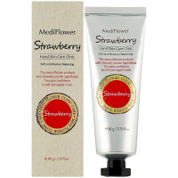 Крем для рук с клубникой MEDI FLOWER Hand Cream Strawberry 80 г