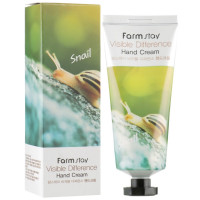 Крем для рук с муцином улитки Farmstay Visible Difference Hand Cream Snail 100 мл (8809636280440)