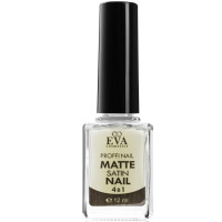 Верхнє покриття з сатиновим ефектом 4 в 1 Eva cosmetics Matte Satin Nails 12 мл (01011800203)