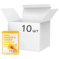 Набор тканевых масок с медом манука FarmStay Real Manuka Honey Essence Mask 23 мл*10шт (8809715720120)