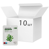 Набір масок із зеленим чаєм EYENLIP Like Nature Vegan Mask Pack Green Tea, 25 мл*10шт (8809555253242)