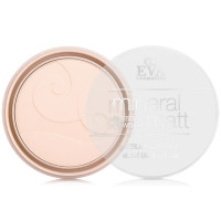 Компактна пудра для обличчя з рослинними екстрактами Eva cosmetics Mineral matt - Слонова кістка 11 г