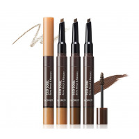 Туш і олівець для брів The Saem Eco Soul Brow Pencil & Mascara - 01 Light Brown 2,5 мл (8806164157138)