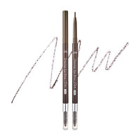 Автоматичний тонкий олівець для брів Etude House Drawing Slim Eyebrow # 4 Gray Brown