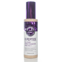 Зволожуючий тональний крем для шкіри обличчя Enough 8 Peptide Full Cover Perfect Foundation 100 мл, Тон 21