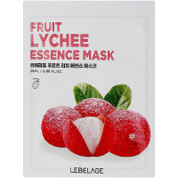 Тканинна маска з екстрактом плодів Lebelage Fruit Lychee Essence Mask 25 мл (8809679092239)
