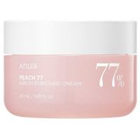 Легкий зволожуючий крем для зневодненої шкіри з екстрактом персика Anua Peach 77% Niacin Enriched Cream 50 мл (8809640734373)