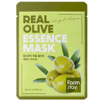 Зволожуюча тканинна маска для обличчя з екстрактом оливи FarmStay Real Olive Essence Mask 23 мл